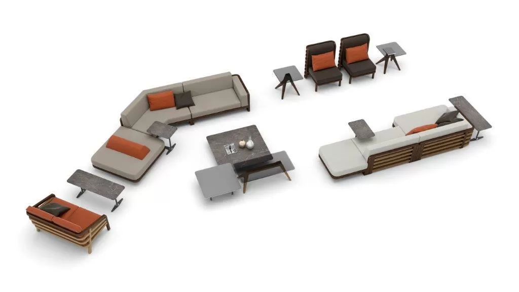 картинка Стол приставной БИТТ (керамогранит)