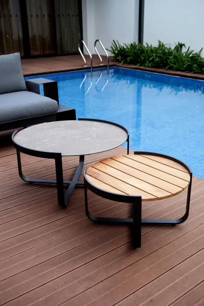 картинка Комплект антрацит, алюминий/тик Боден