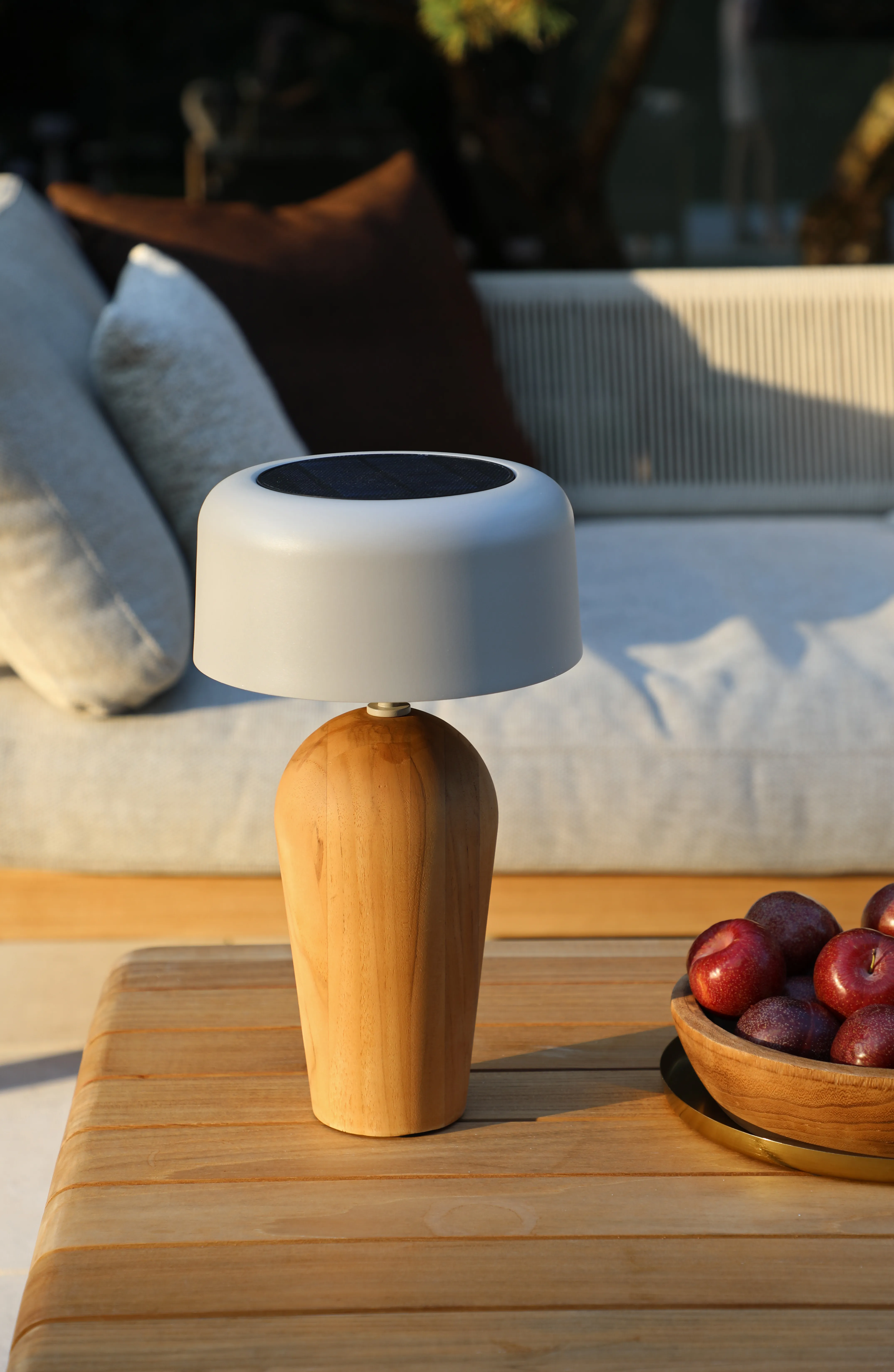 картинка Светильник коричневый, алюминий/тик Кируна №1