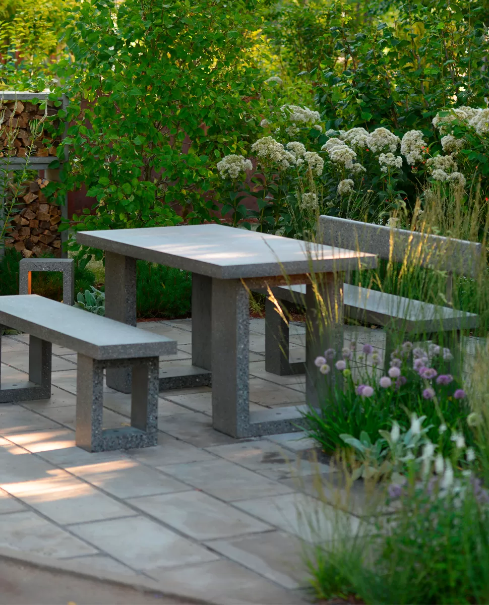 картинка Комплект мебели из бетона