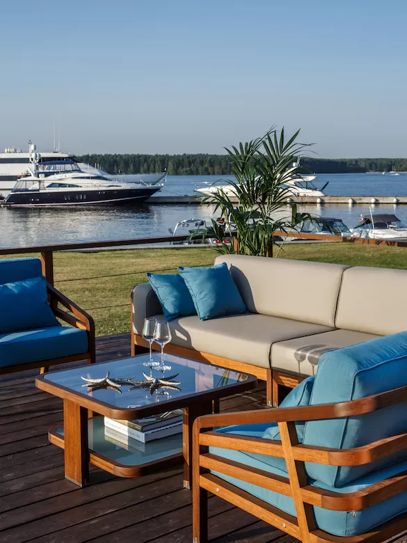 картинка Стол журнальный ЛАГУН (стекло)