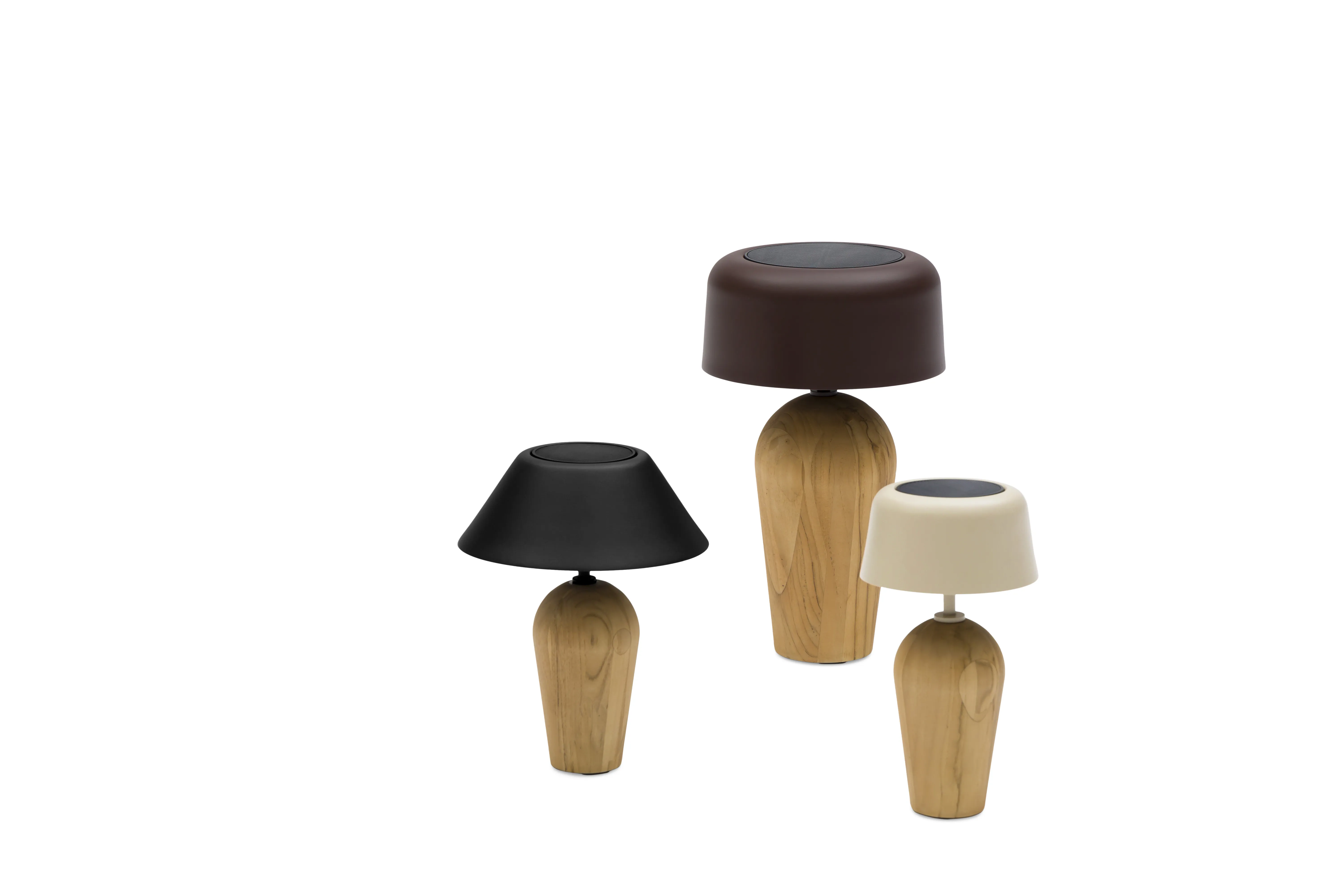 картинка Светильник коричневый, алюминий/тик Кируна №1