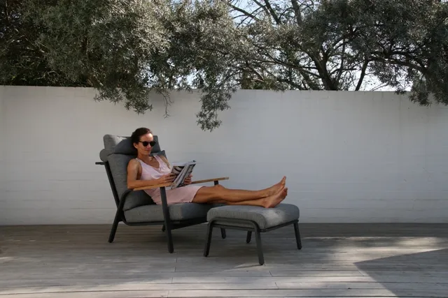 картинка Комплект антрацит/серый, алюминий/тик Мальмо