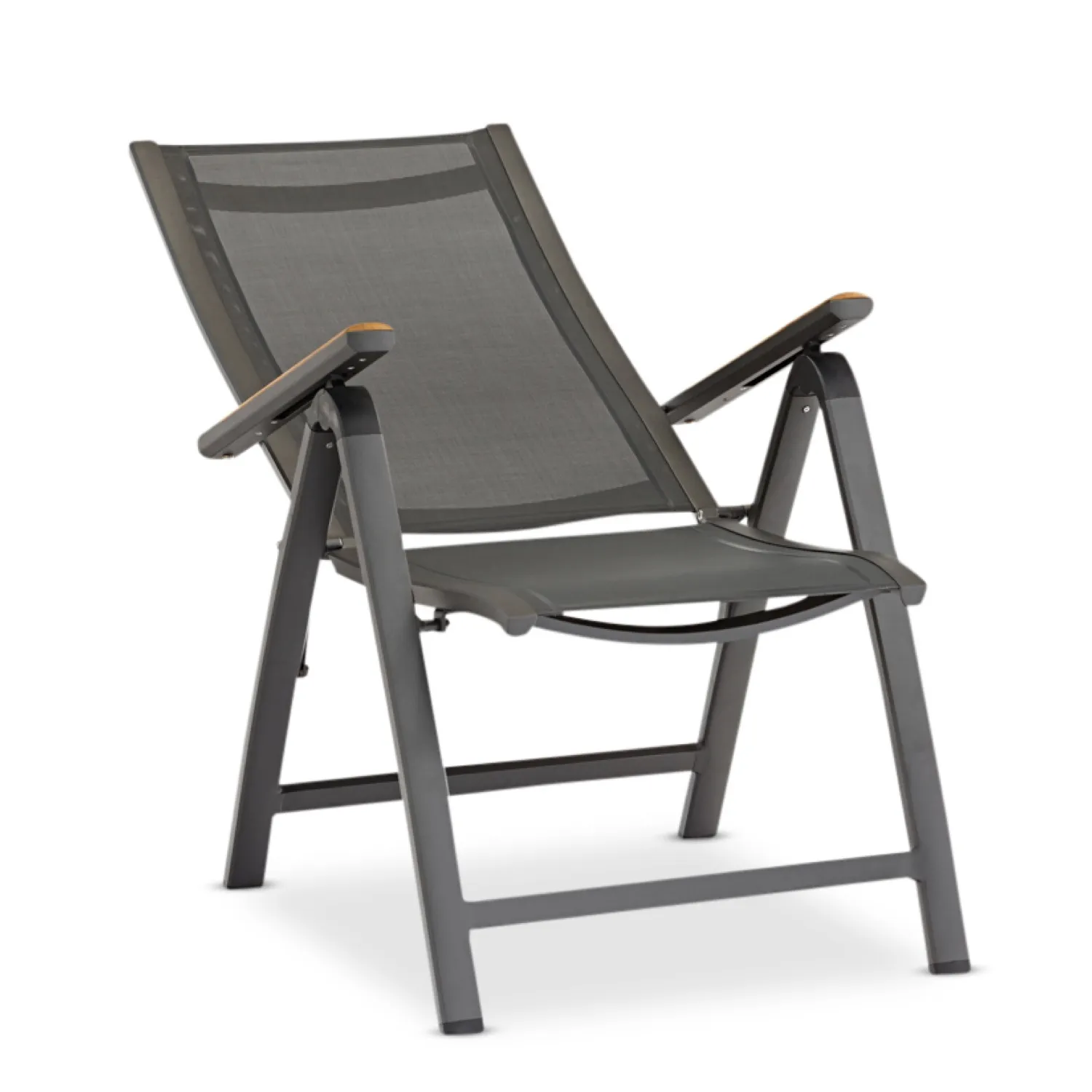 картинка Кресло обеденное антрацит, алюминий/текстилен Анди