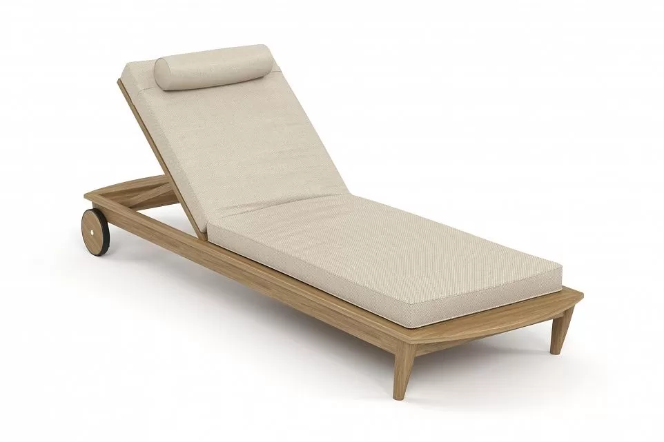 картинка Шезлонг с колесиками РИФ (В)