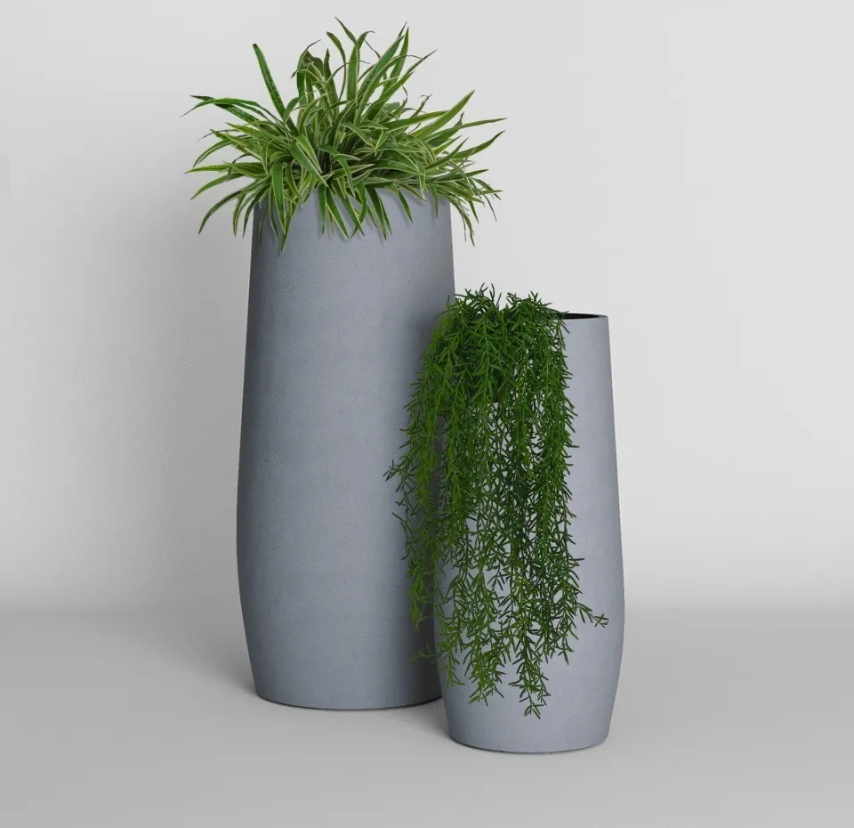 картинка Кашпо CONCRETIKA MODA ARCTIC BLUE D38H100