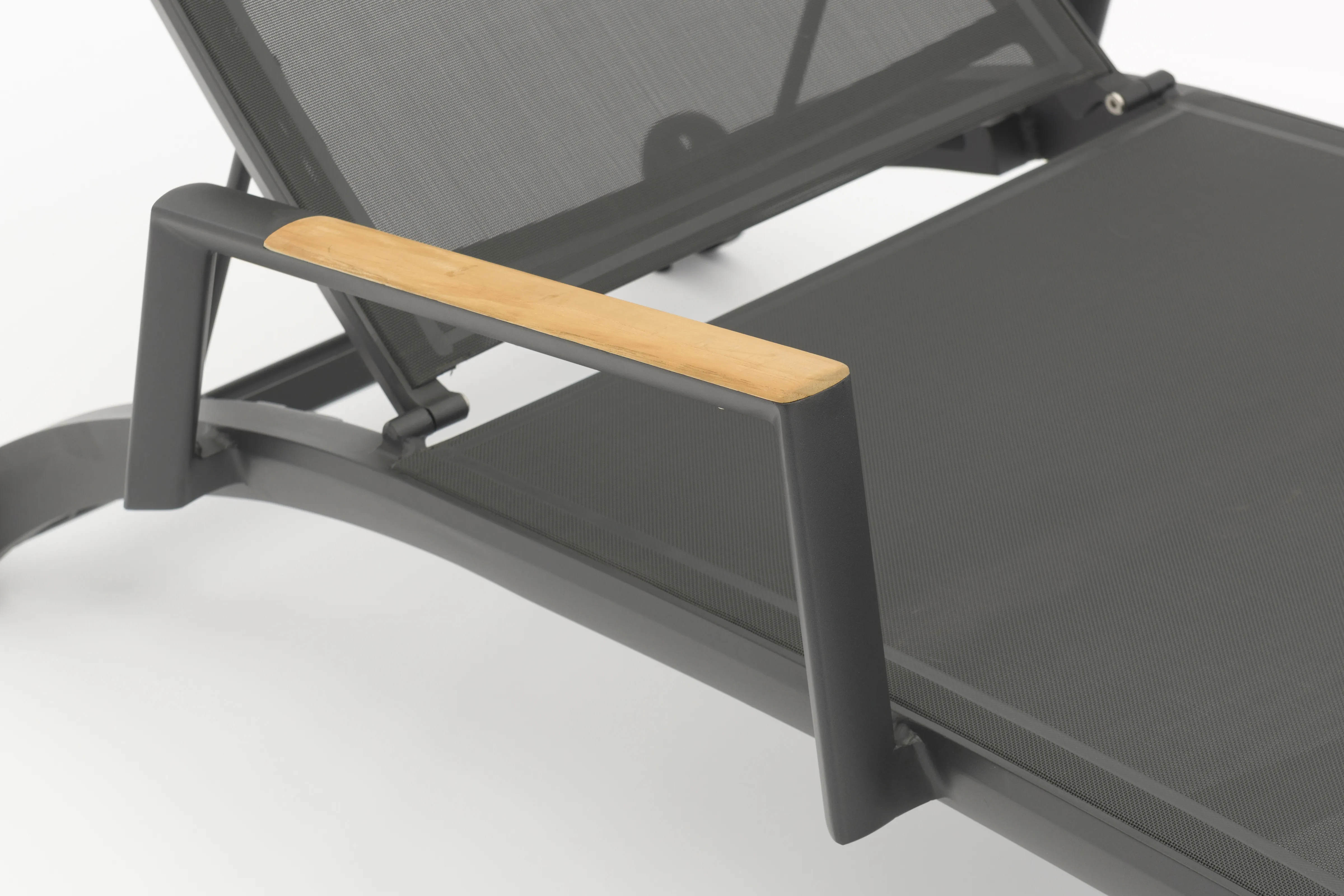 картинка Лежак антрацит, алюминий Анди