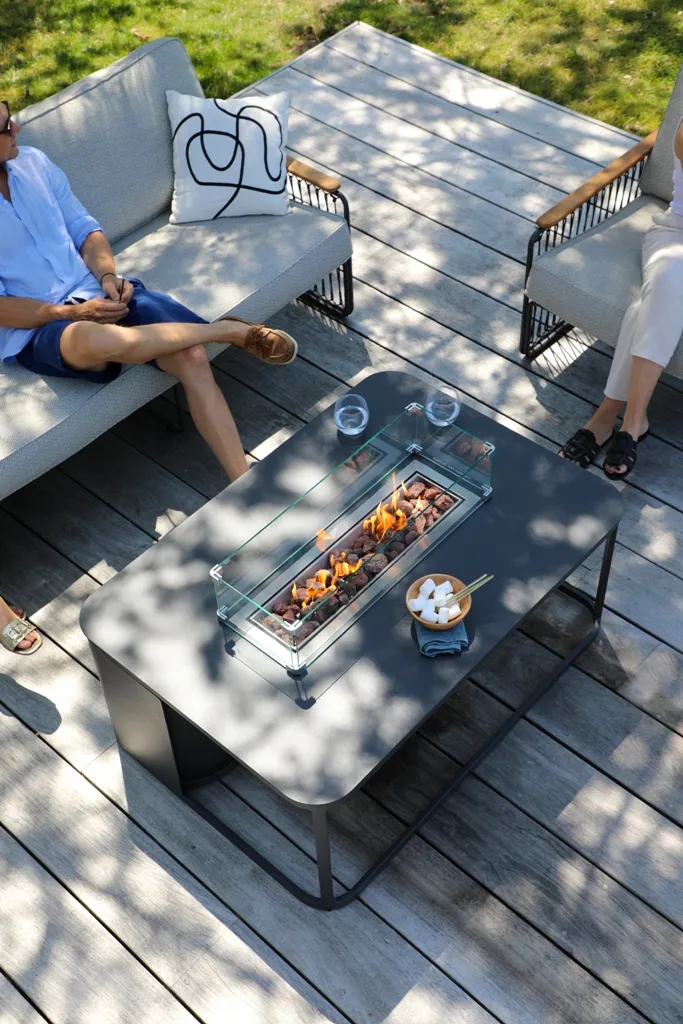 картинка Стол каминный антрацит, алюминий Оребро №3