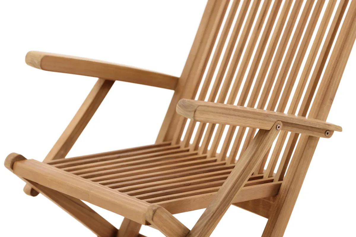 картинка Кресло обеденное натуральный, тик Турин