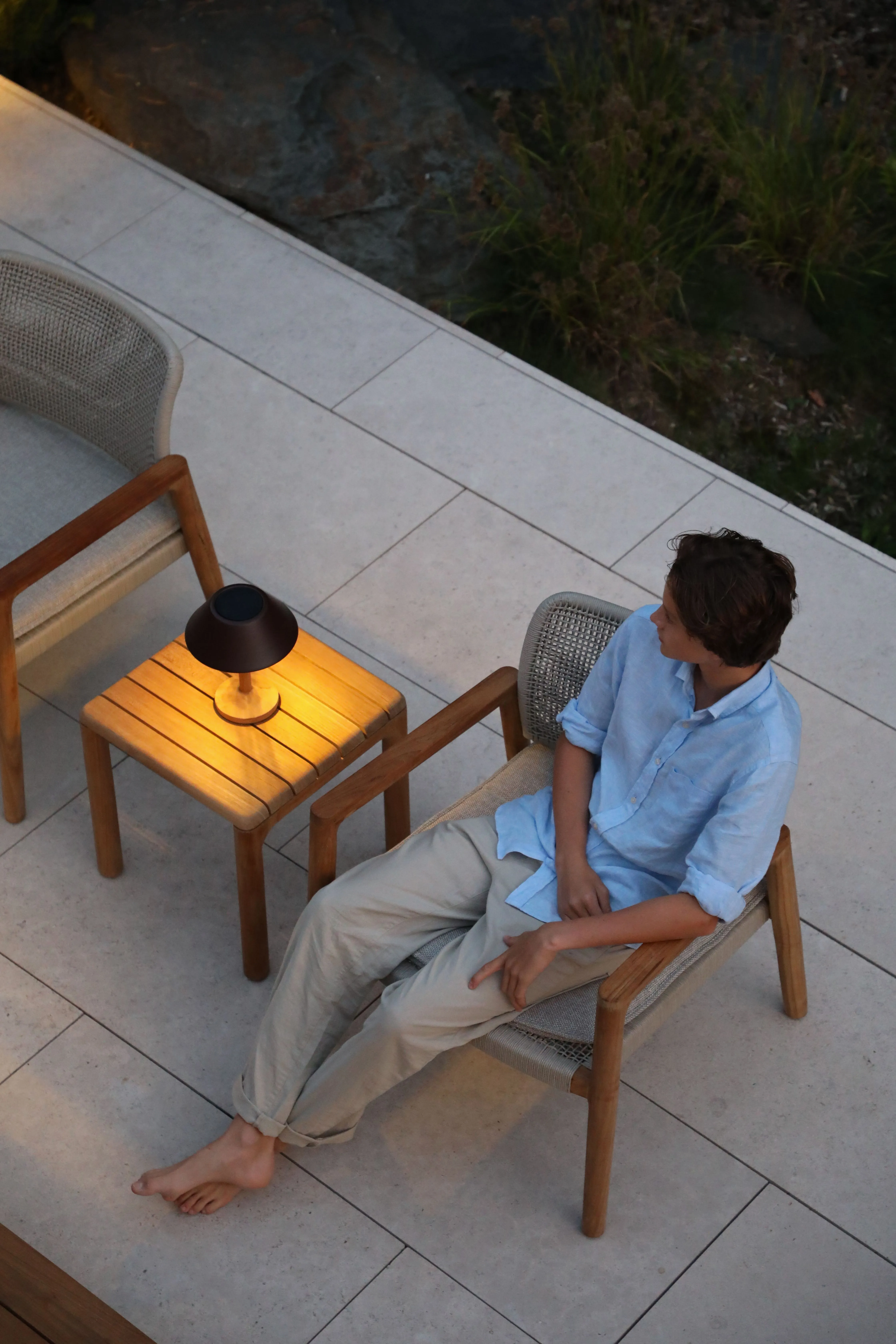 картинка Светильник коричневый, алюминий/тик Кируна №6