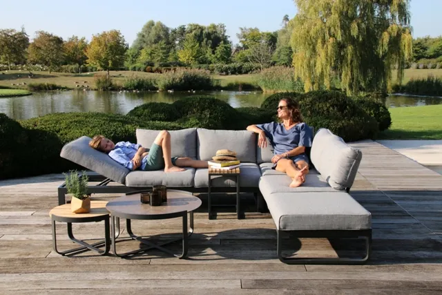 картинка Комплект антрацит, алюминий/тик Боден