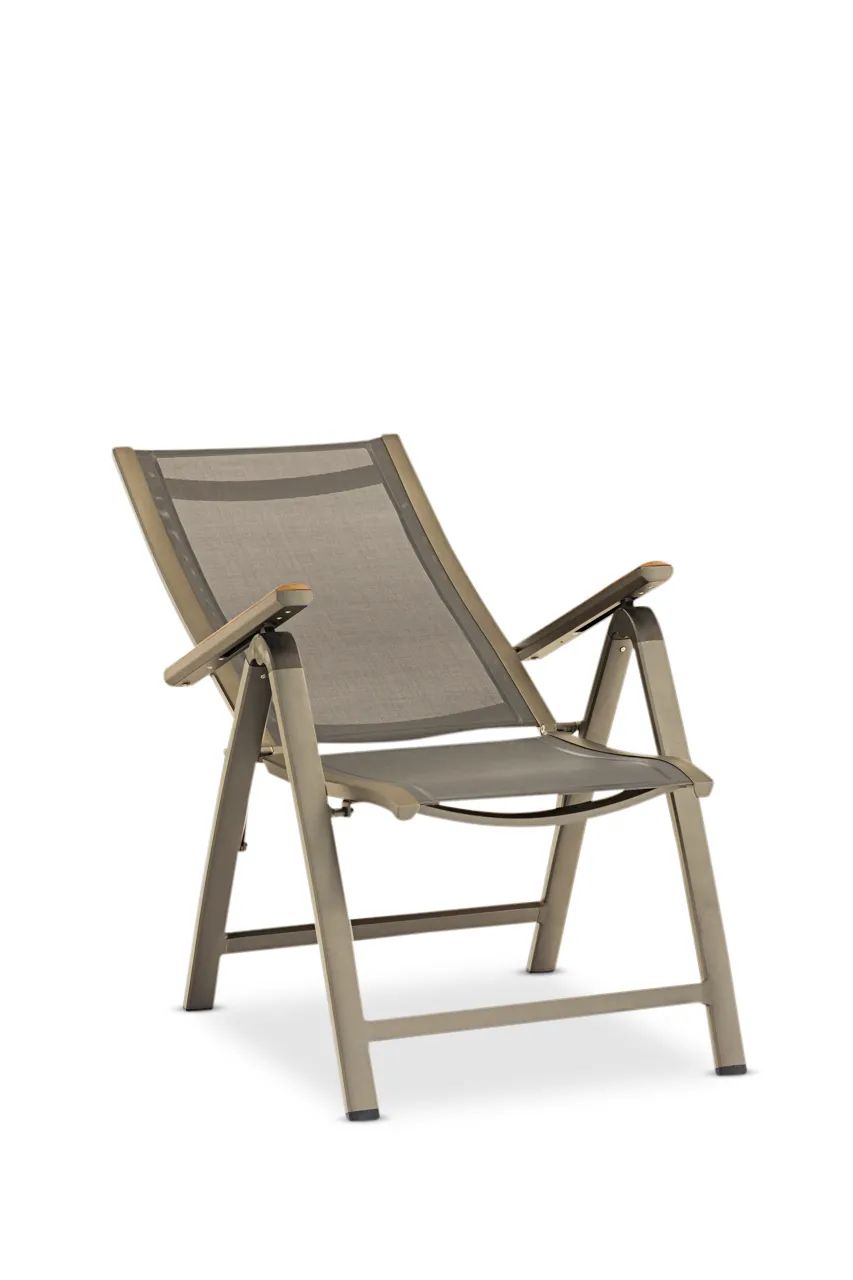 картинка Кресло обеденное бежевый, алюминий/текстилен Анди