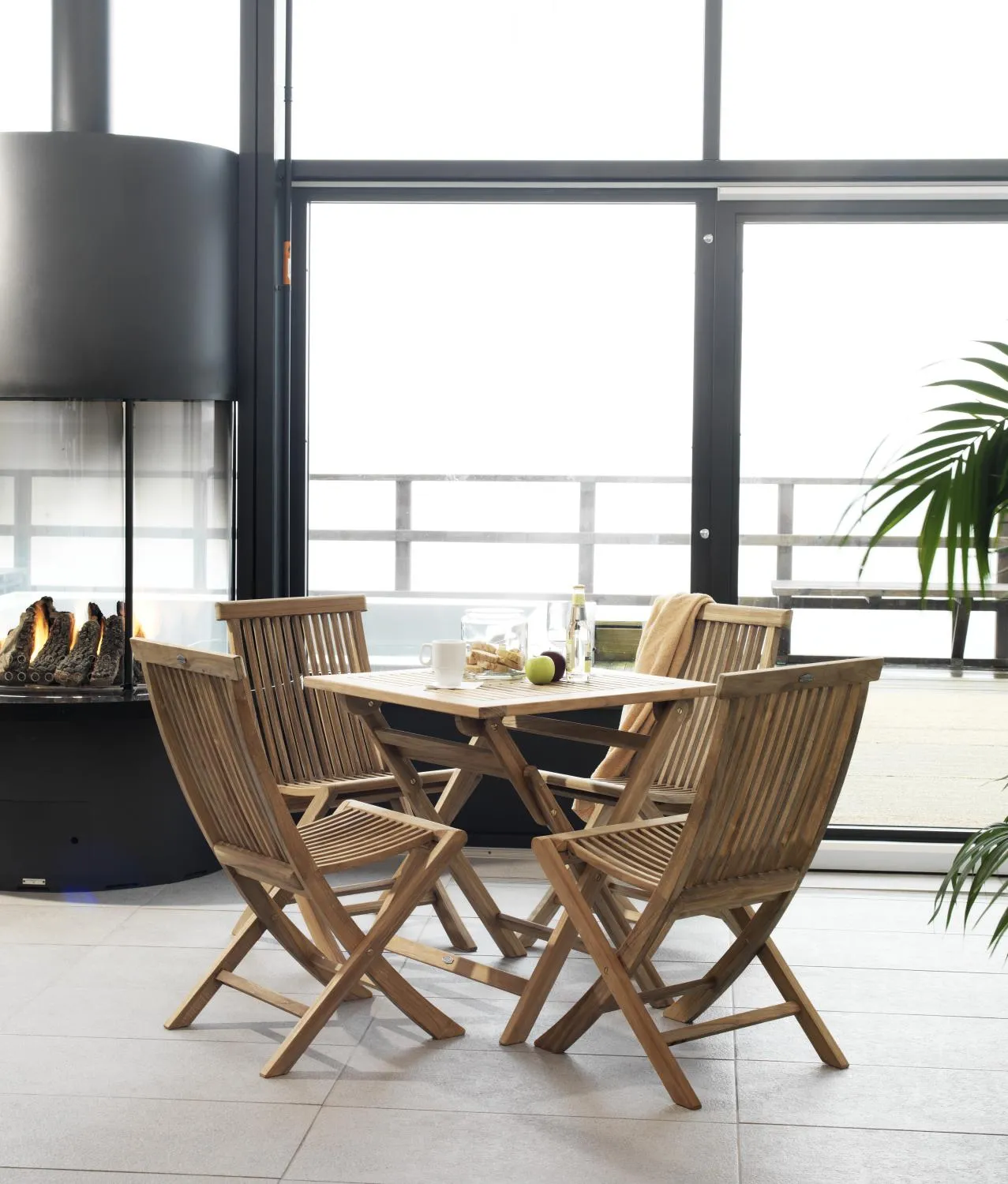 картинка Стол натуральный, тик Турин №1