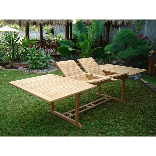 картинка Стол обеденный натуральный, тик Неаполь №2