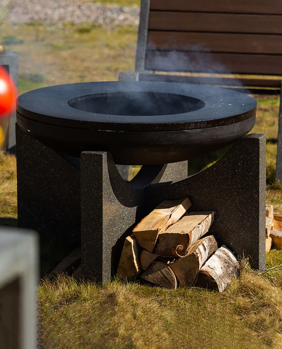 картинка Чугунное кольцо на чашу 80 см