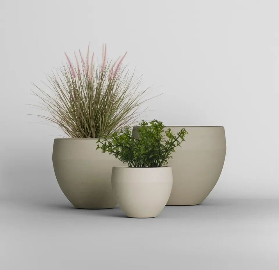 Кашпо CONCRETIKA ГИРА ДЮНА 40x34