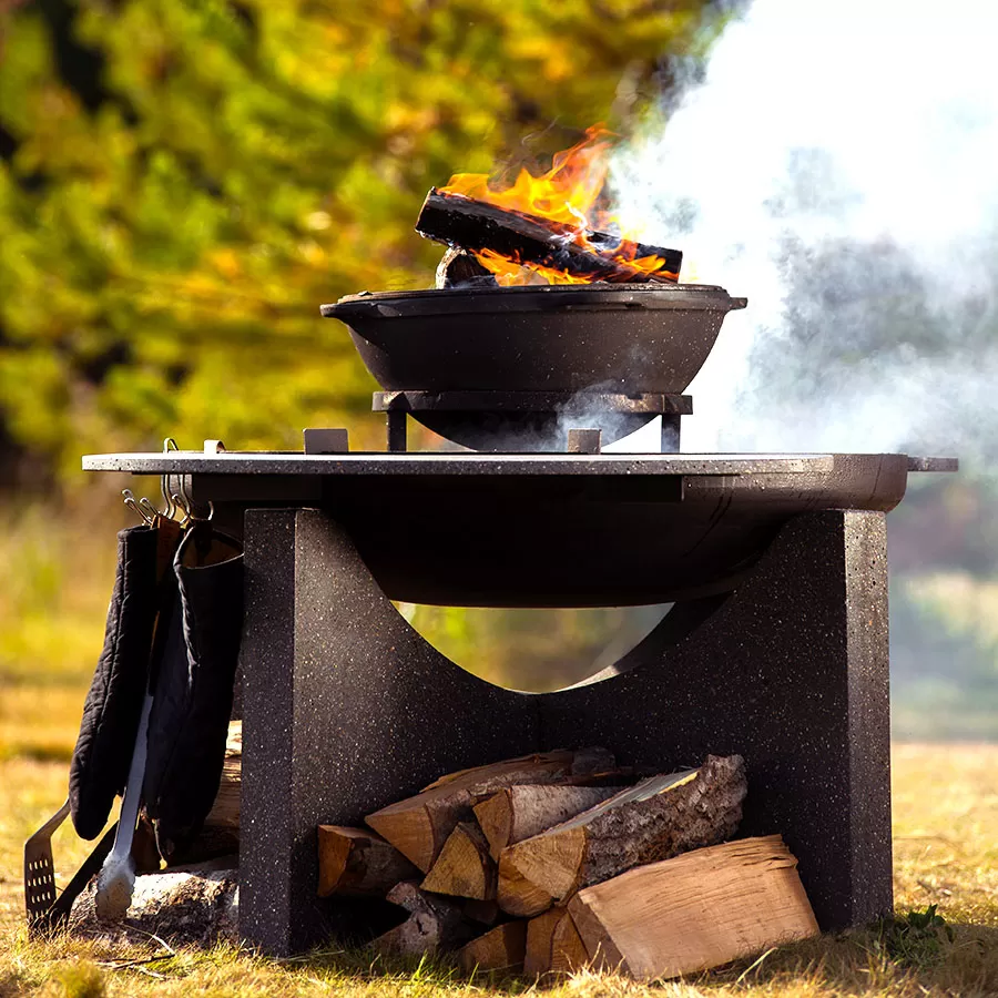 картинка Казан чугунный с крышкой