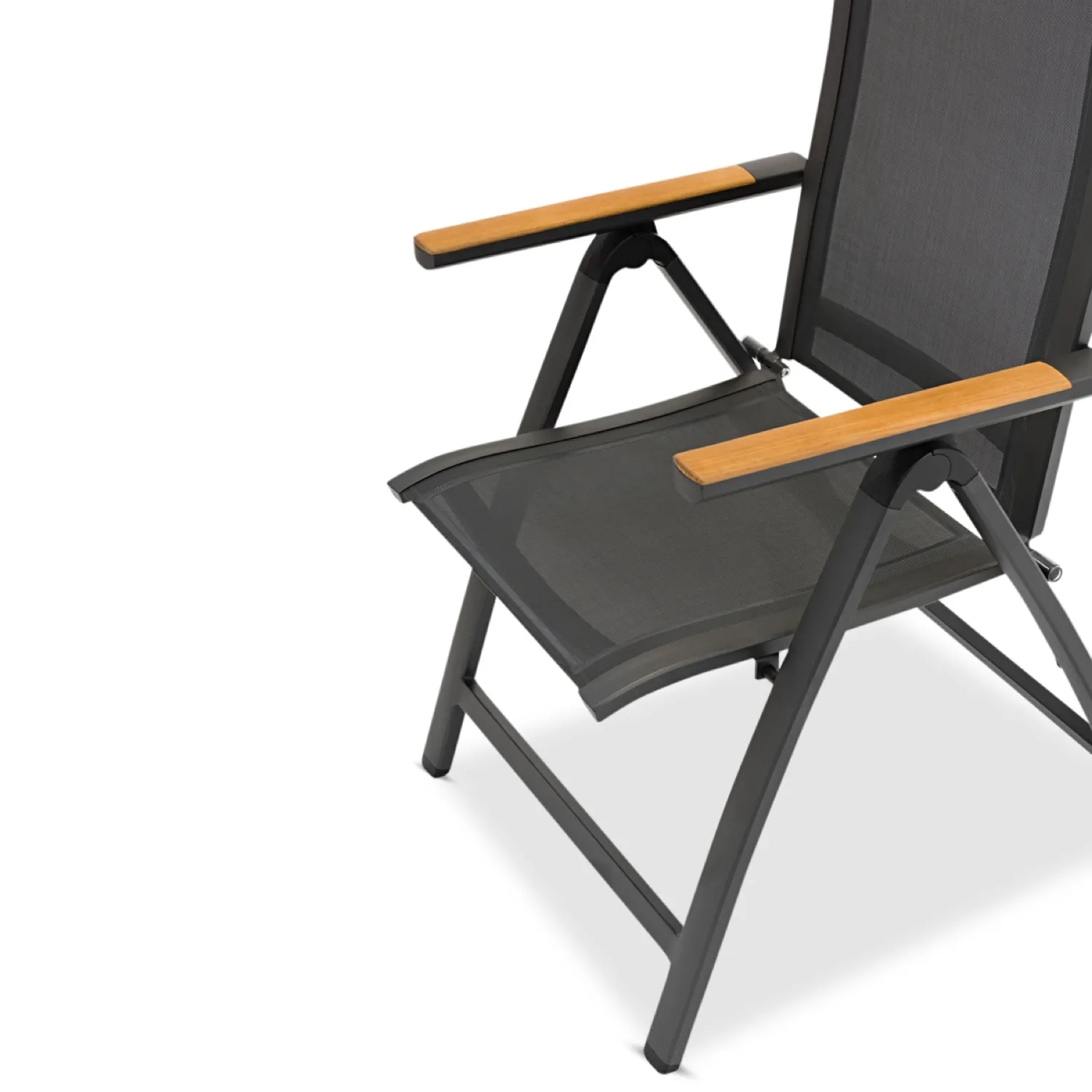 картинка Кресло обеденное антрацит, алюминий/текстилен Анди