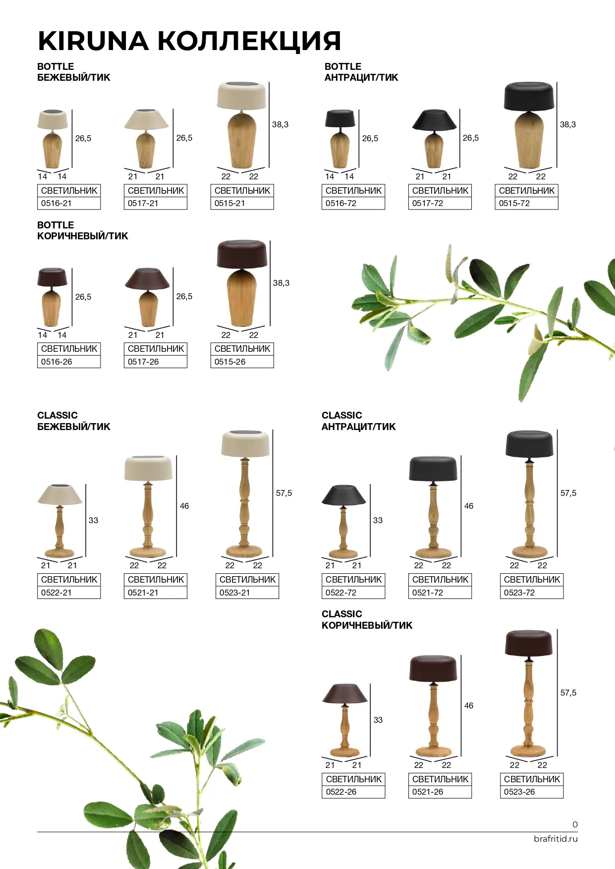 картинка Светильник коричневый, алюминий/тик Кируна №6