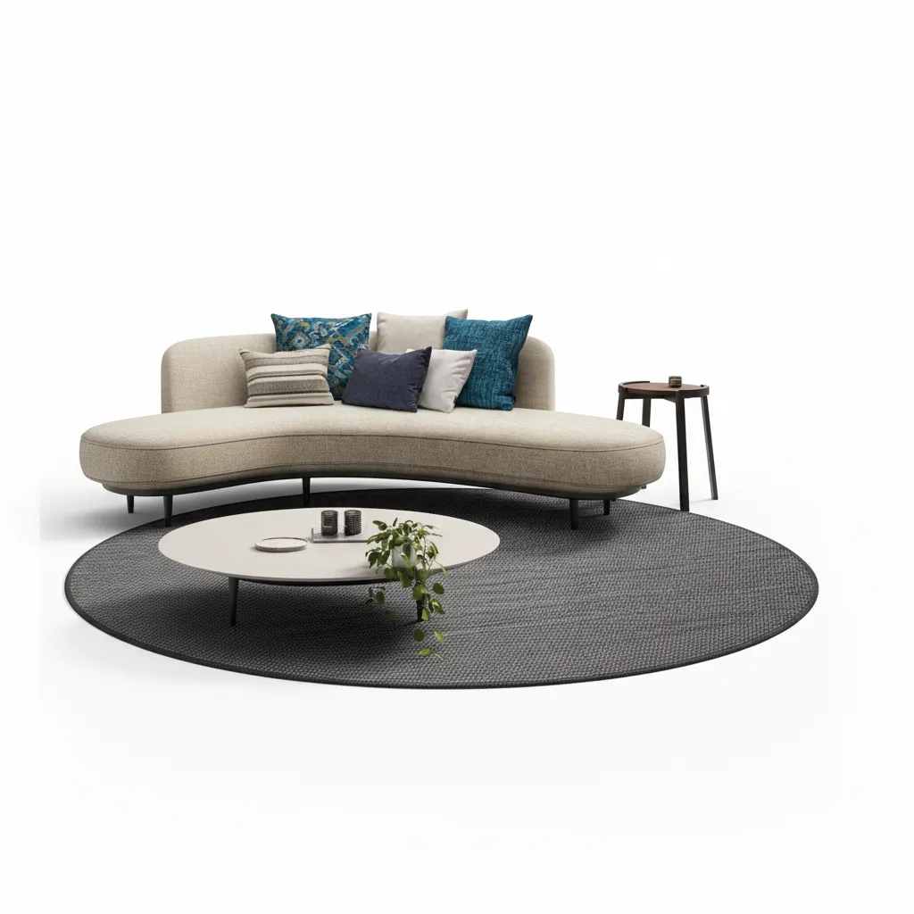 картинка Ковер уличный ПАОЛА круглый 240 см