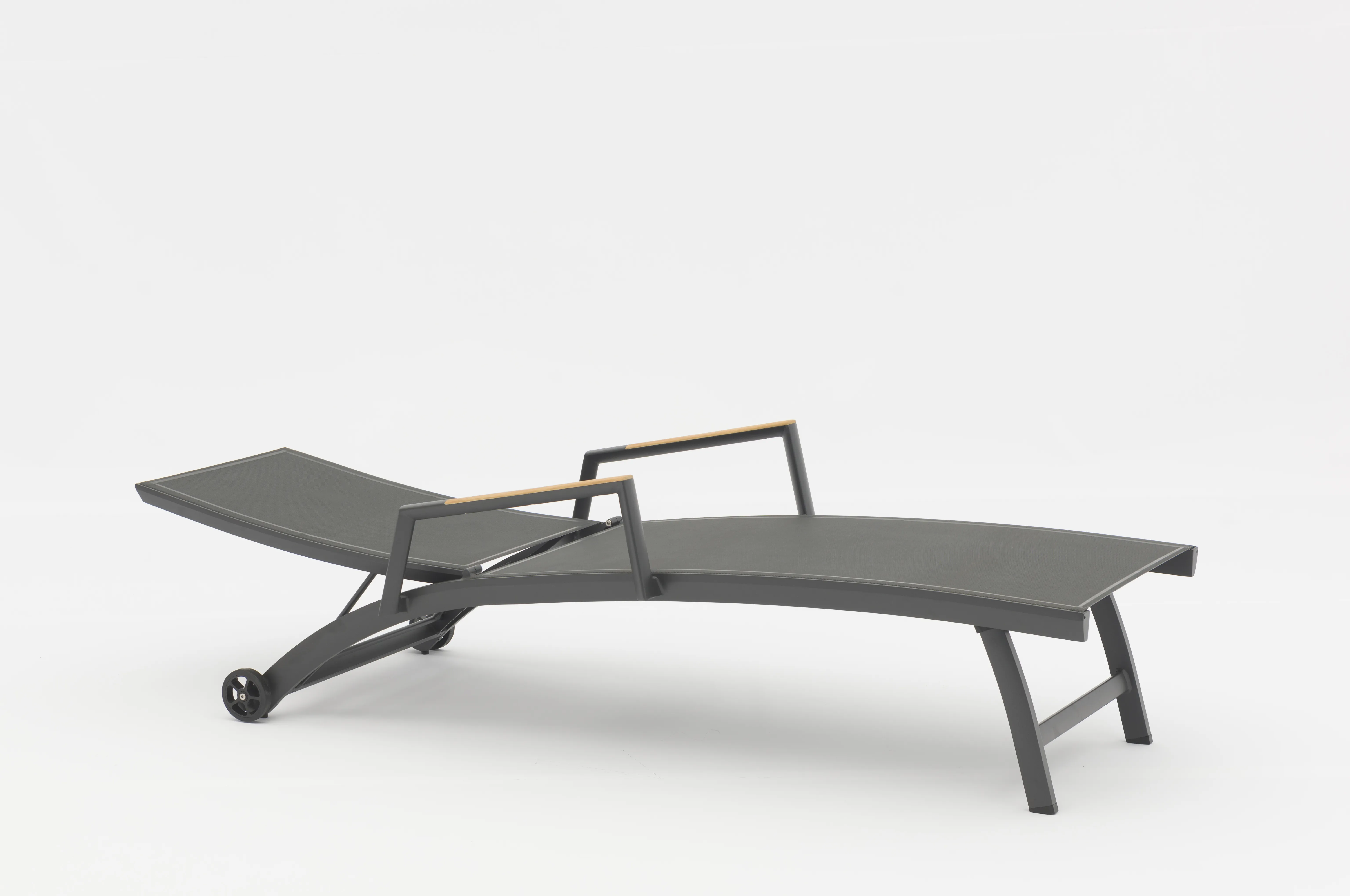 картинка Лежак антрацит, алюминий Анди