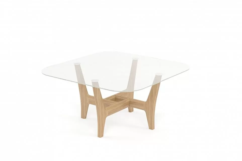 картинка Стол журнальный ВОЯЖ (стекло)