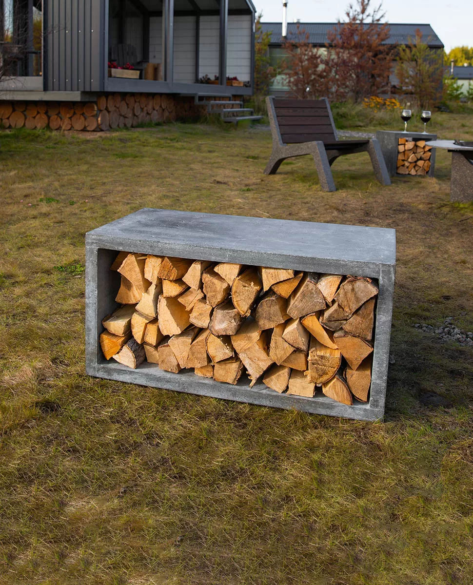 картинка Дровницы бетонные ФОРМА