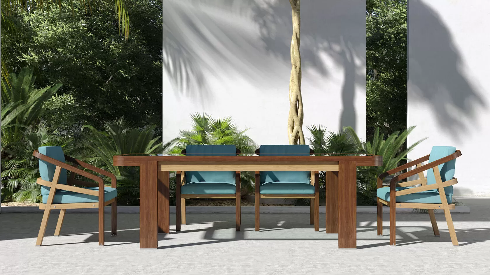 картинка Стол обеденный (D) ЛАГУН на 8 персон