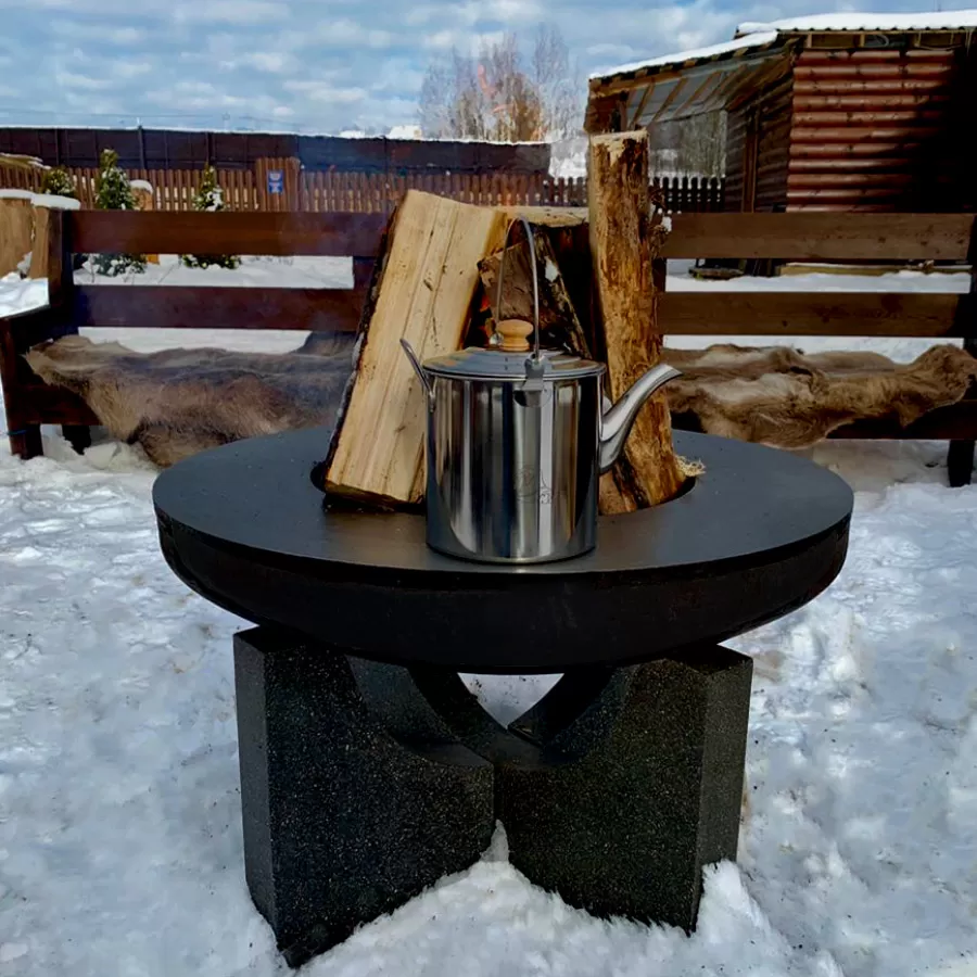 картинка Чугунное кольцо на чашу 80 см