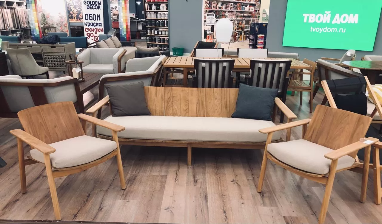 картинка Софа 3-х местная РИВА (KETTAL Испания)