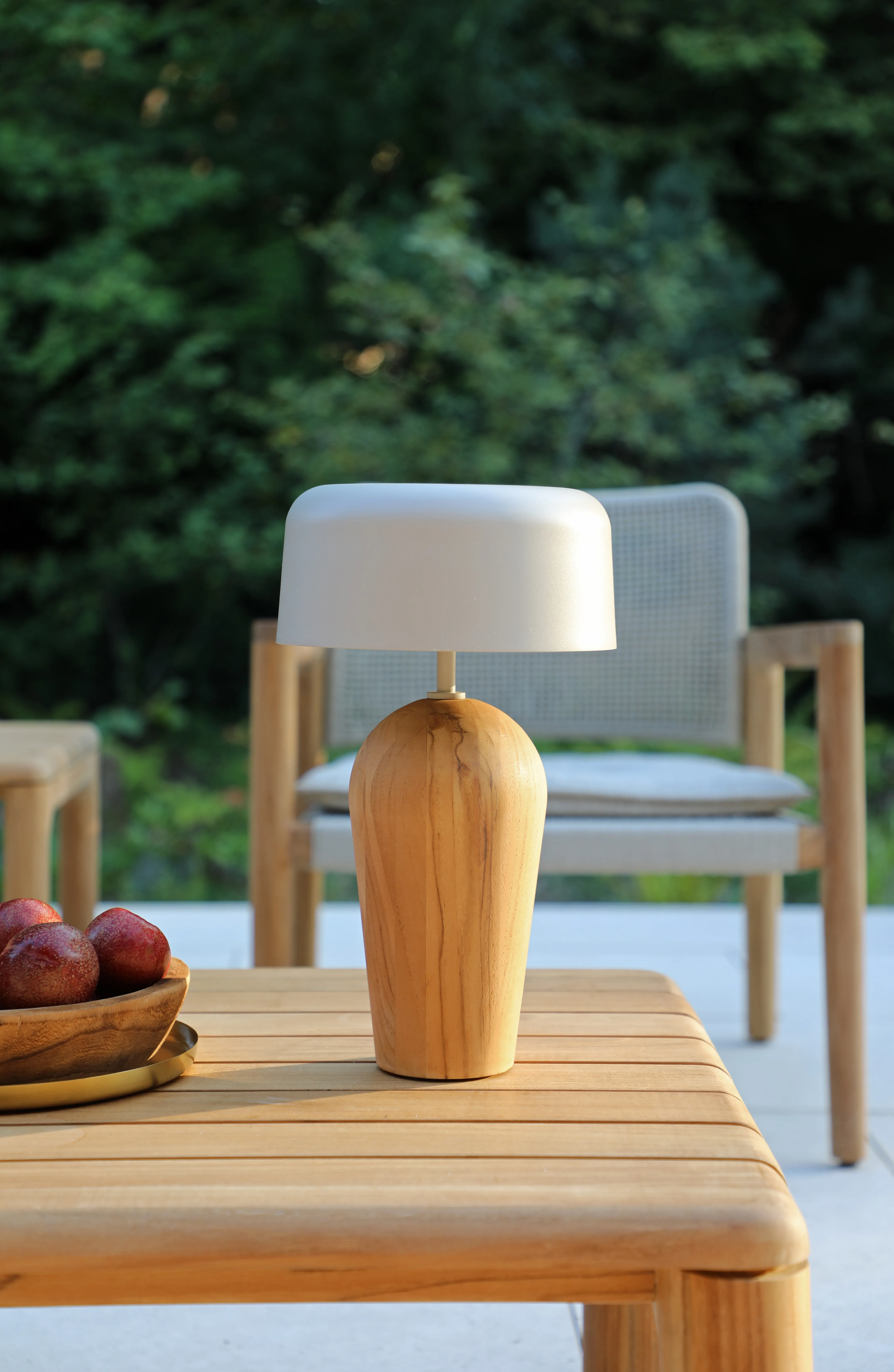 картинка Светильник коричневый, алюминий/тик Кируна №1