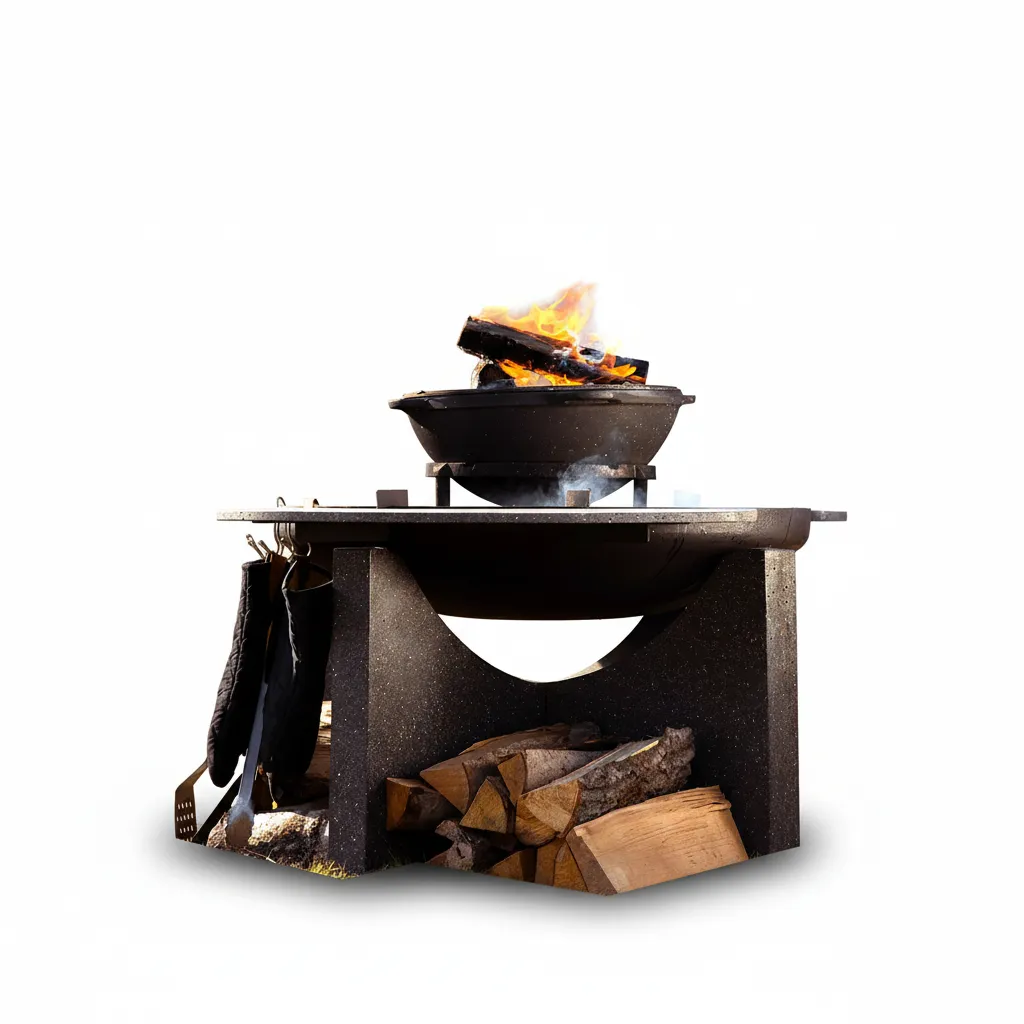 картинка Казан чугунный с крышкой