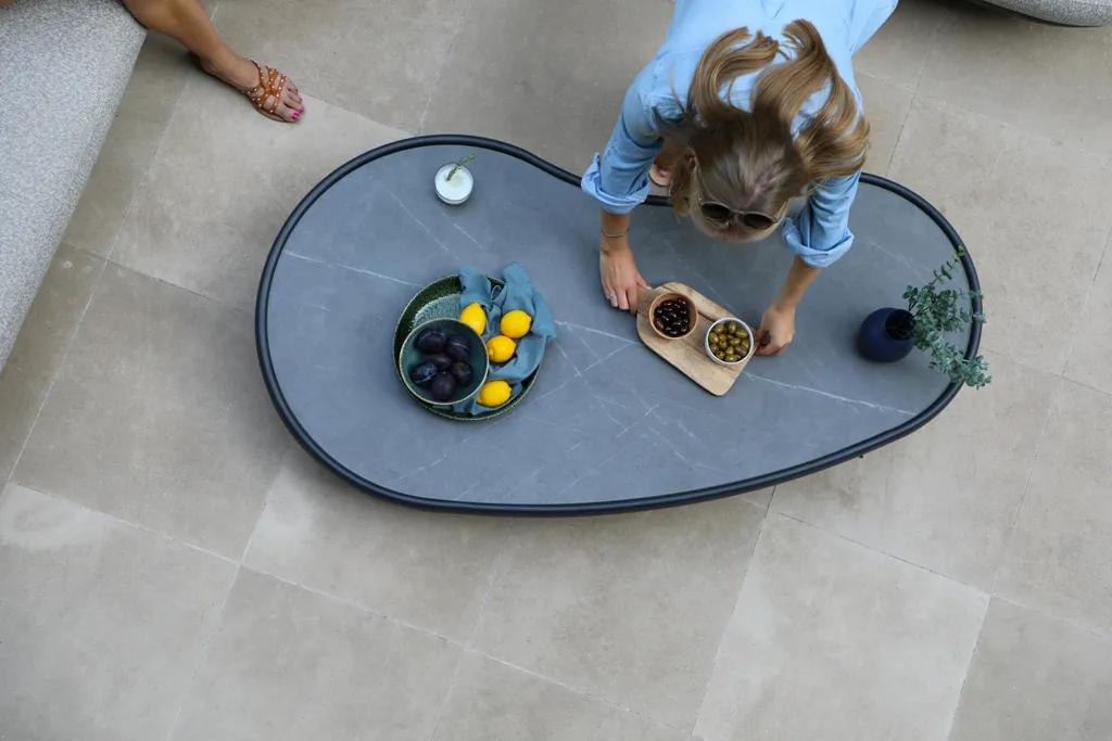 картинка Комплект лаунж мебели антрацит/серый, алюминий Готланд