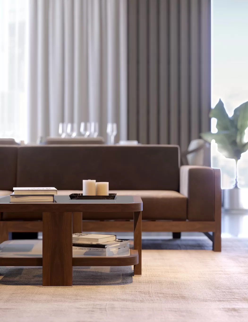 картинка Стол журнальный ЛАГУН (массив)