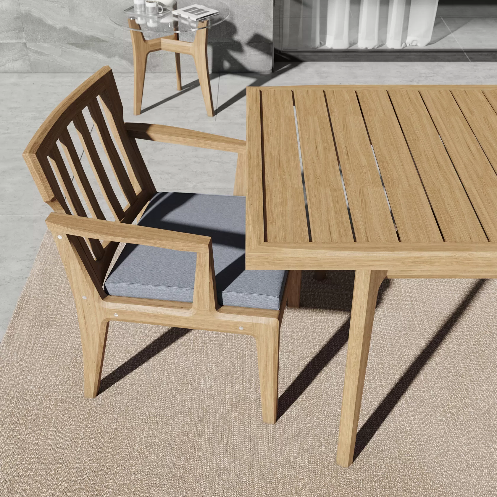 картинка Стол обеденный (C) на 8 персон ВОЯЖ