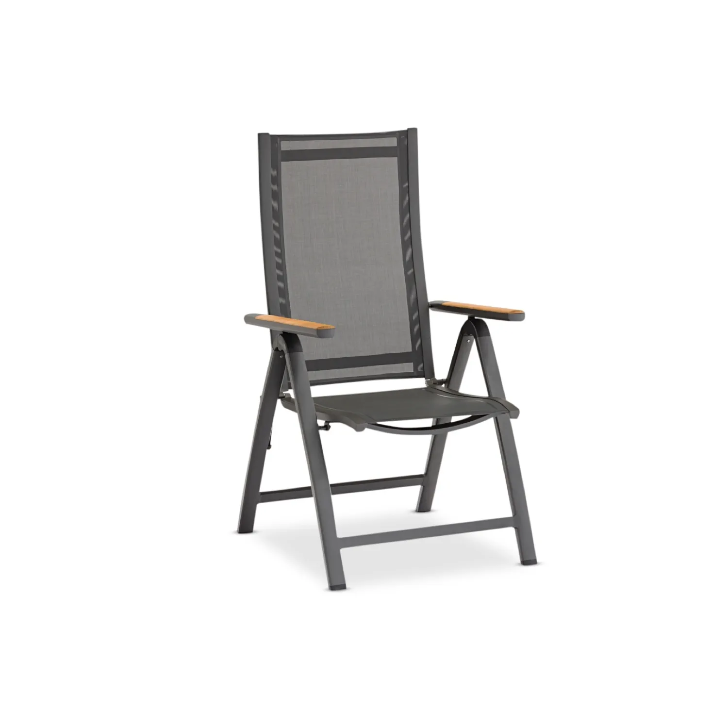 картинка Кресло обеденное антрацит, алюминий/текстилен Анди