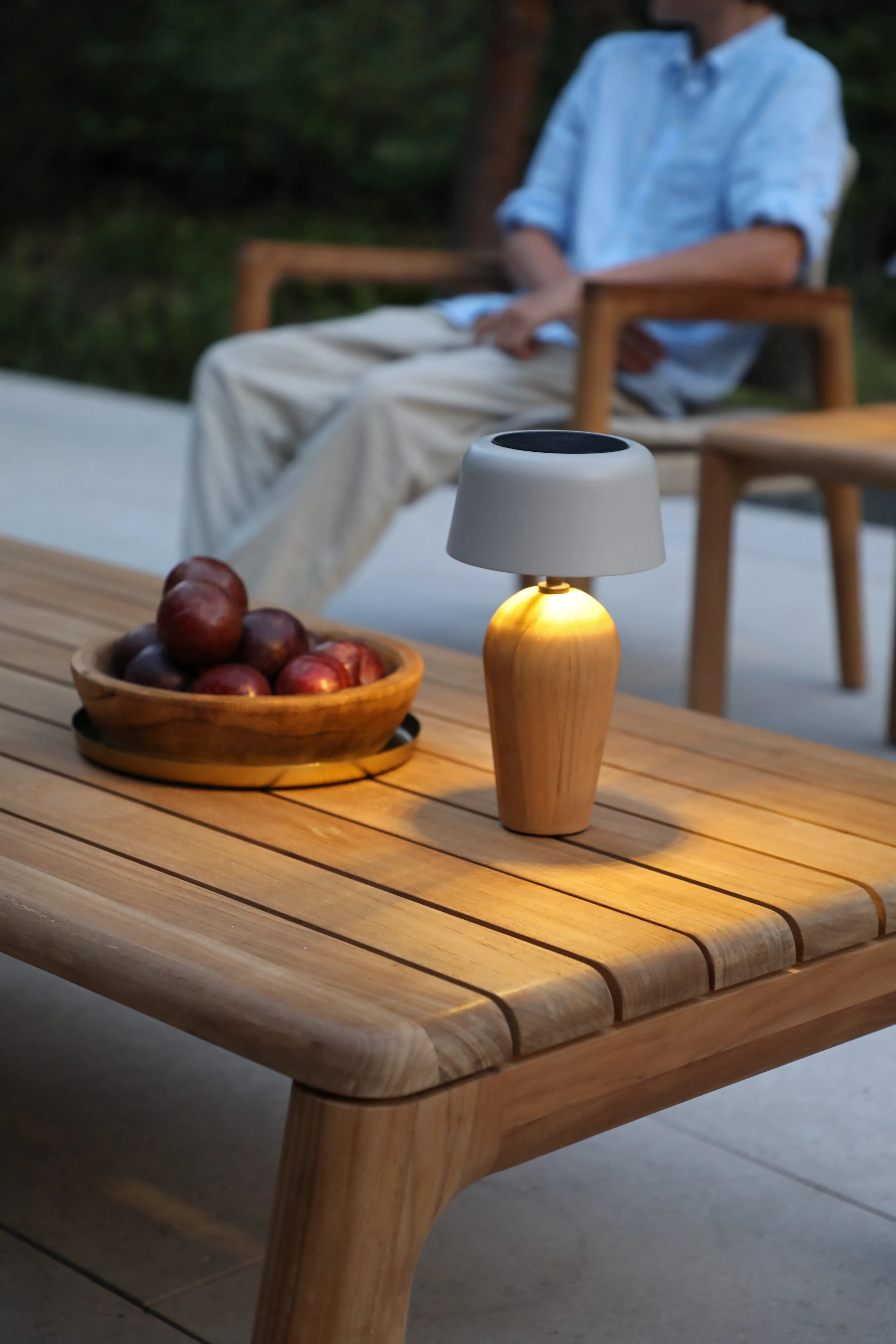 картинка Светильник коричневый, алюминий/тик Кируна №1