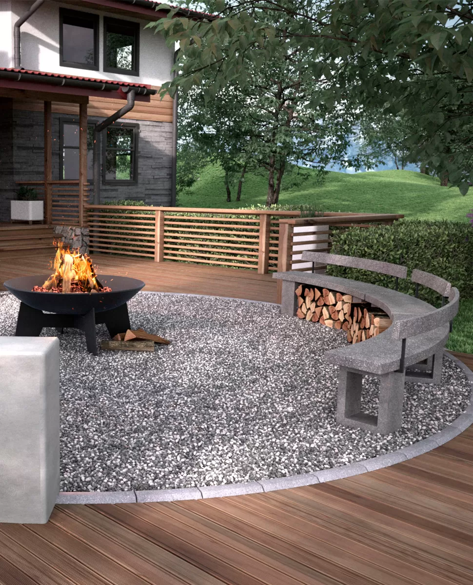 картинка Скамьи полукруглые ФОРМА