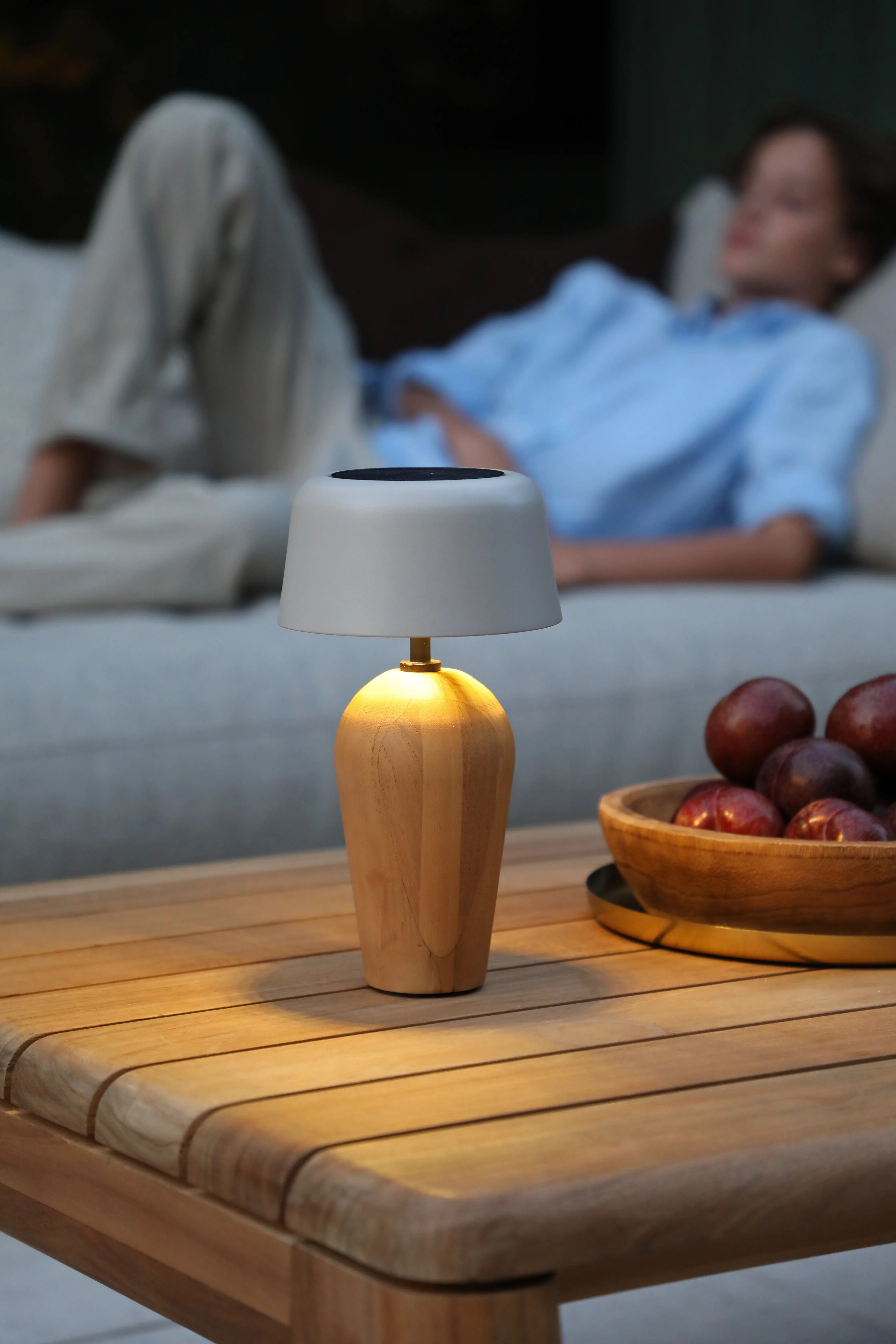 картинка Светильник коричневый, алюминий/тик Кируна №1