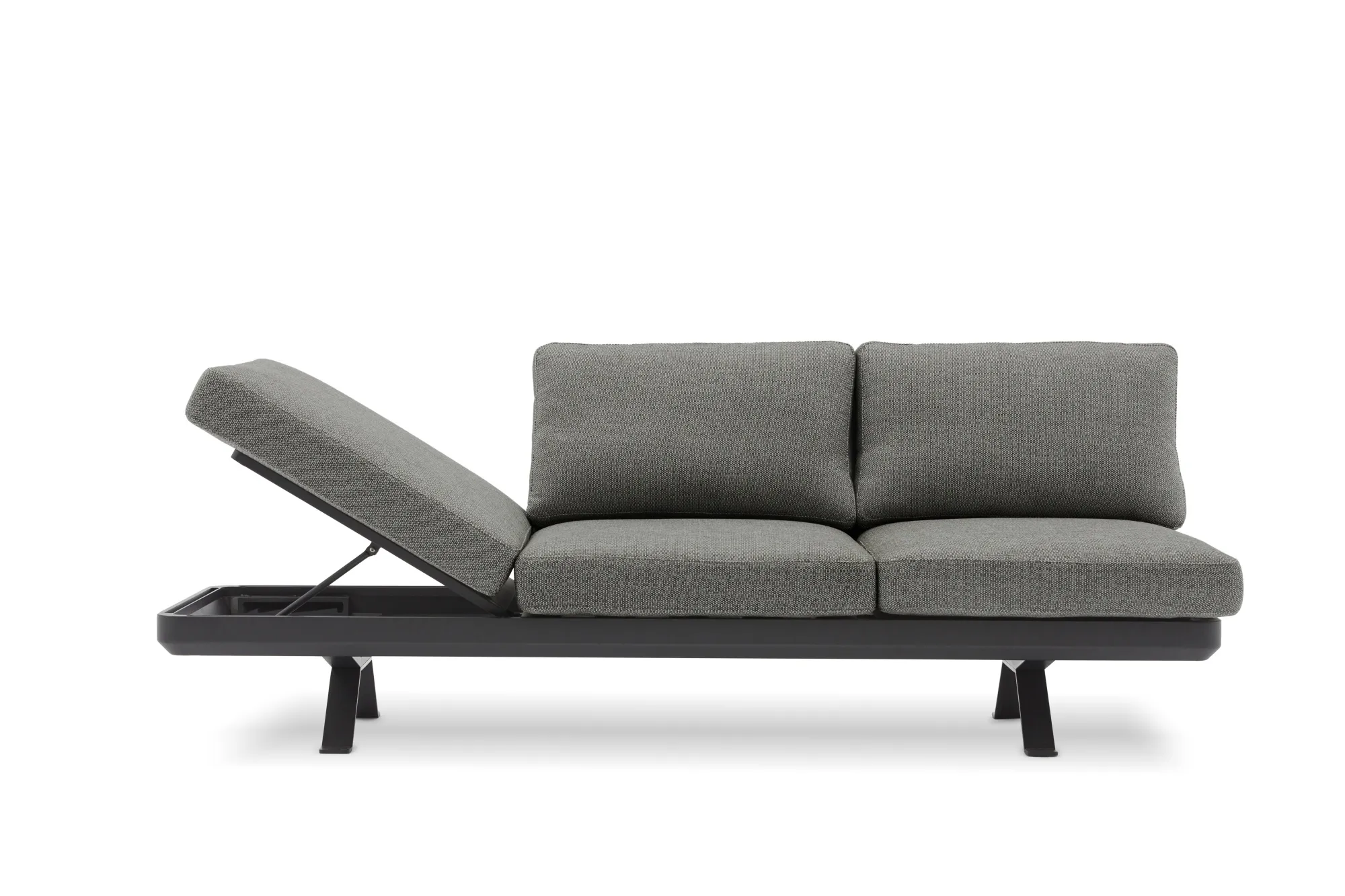 картинка Комплект лаунж мебели антрацит/антрацит, алюминий Лунд №1