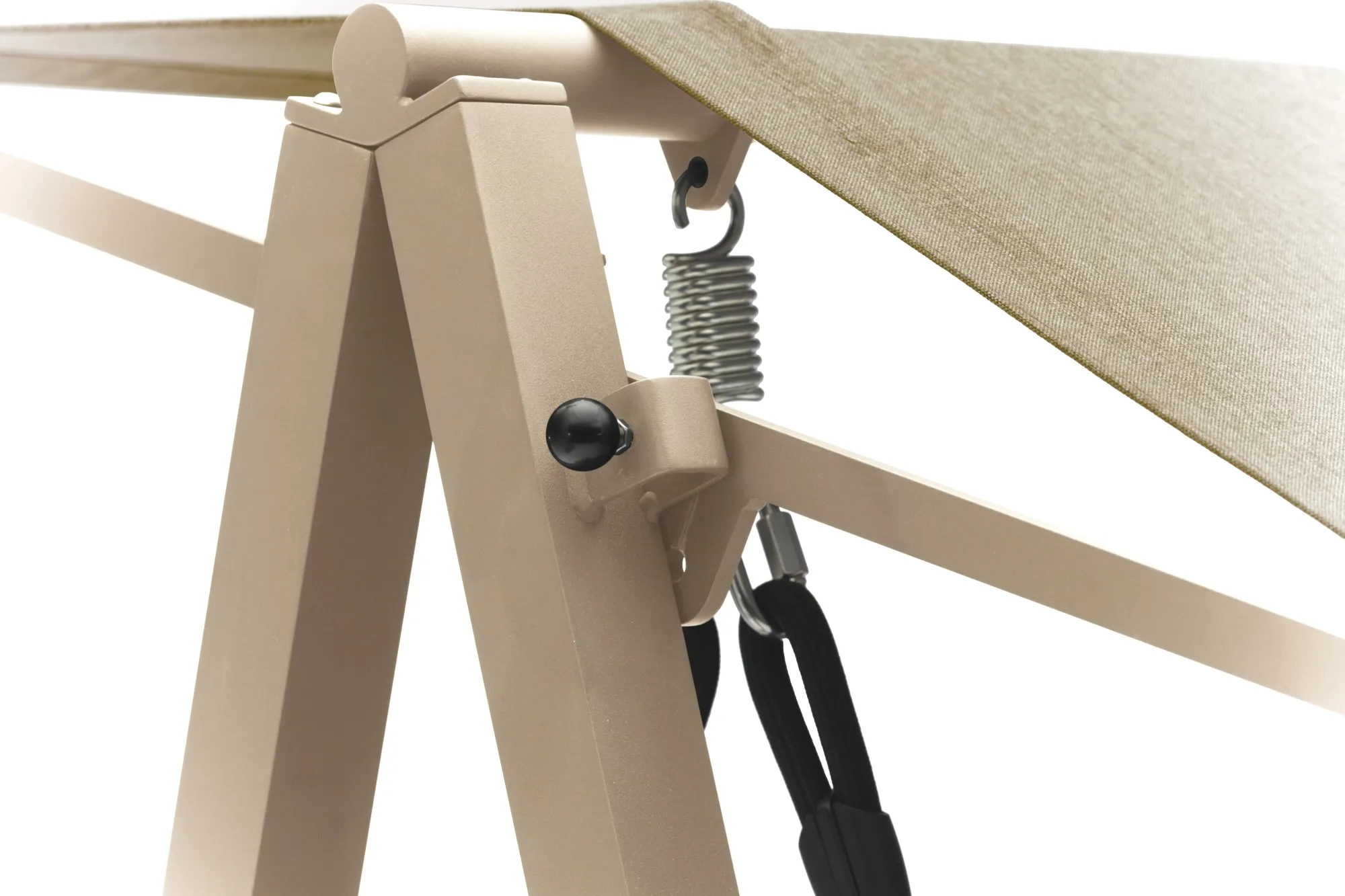 картинка Качели бежевый/бежевый, алюминий/тик Мальмо