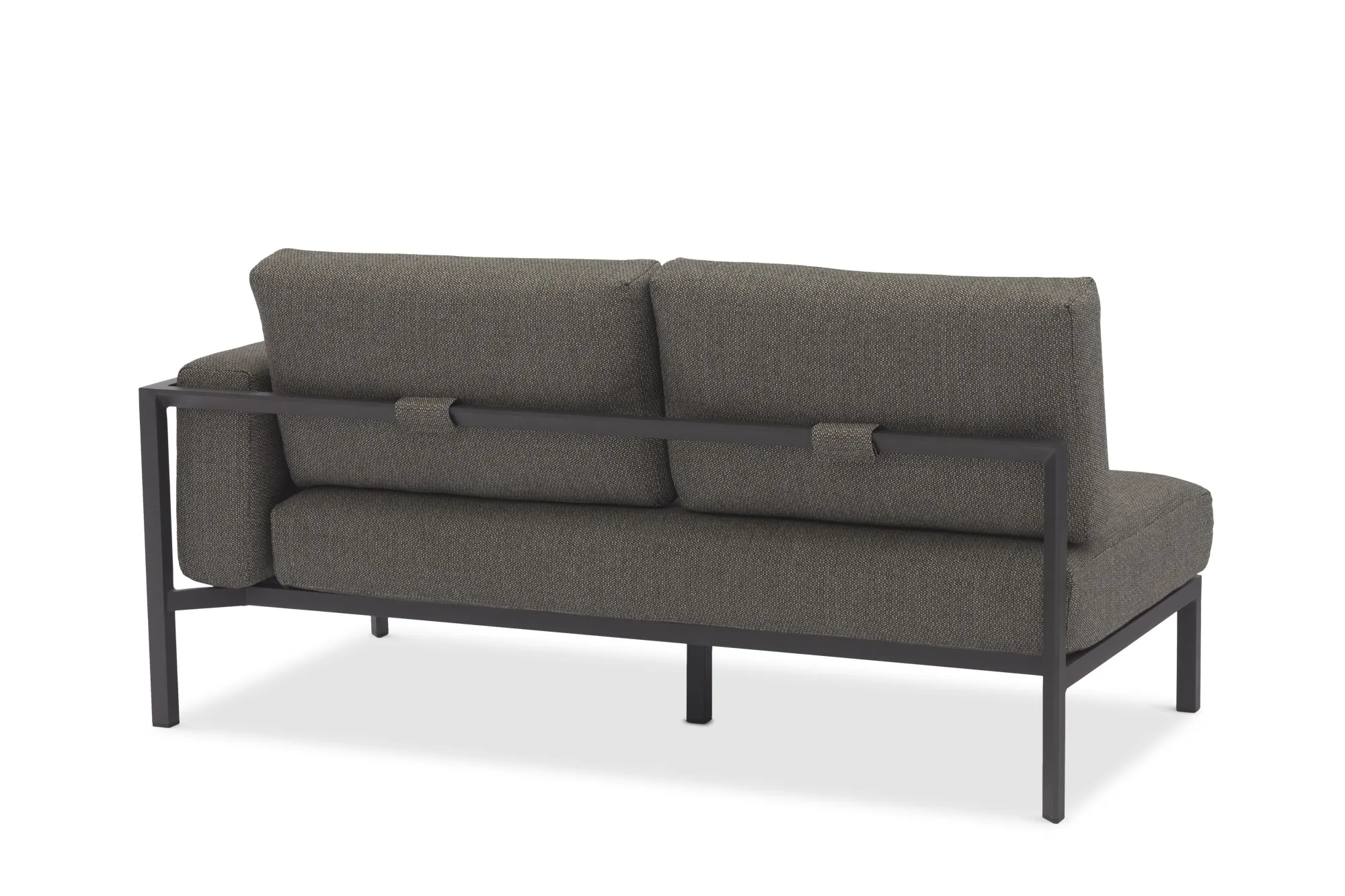 картинка Диван антрацит/серый, алюминий Стокгольм №3