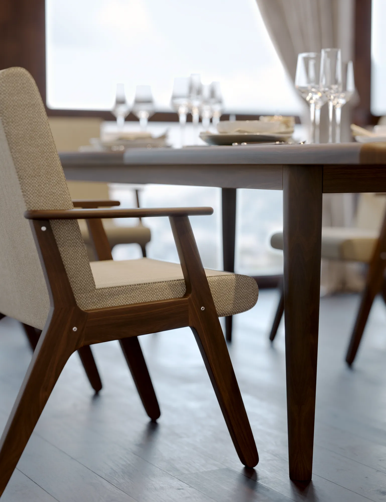 картинка Стол обеденный раздвижной (С) на 6-8 персон СИГУЛ