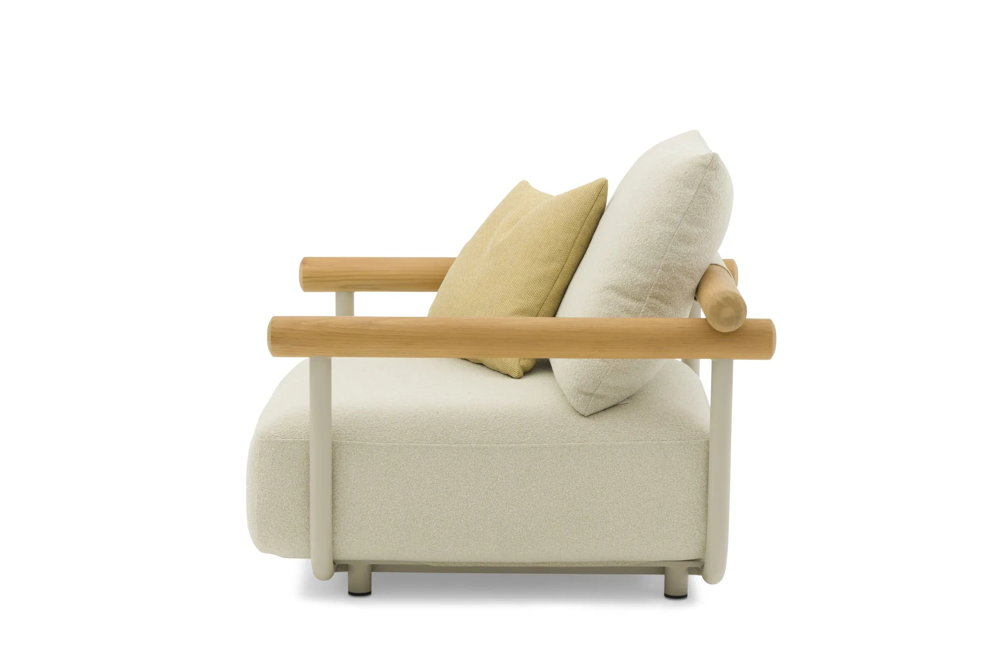 картинка Комплект лаунж мебели бежевый, алюминий/тик Абиску