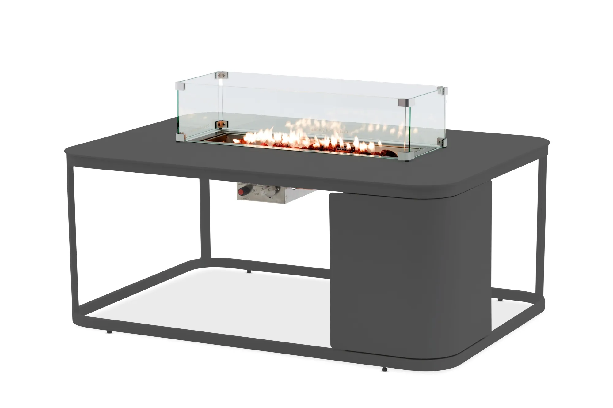 картинка Стол каминный антрацит, алюминий Оребро №3