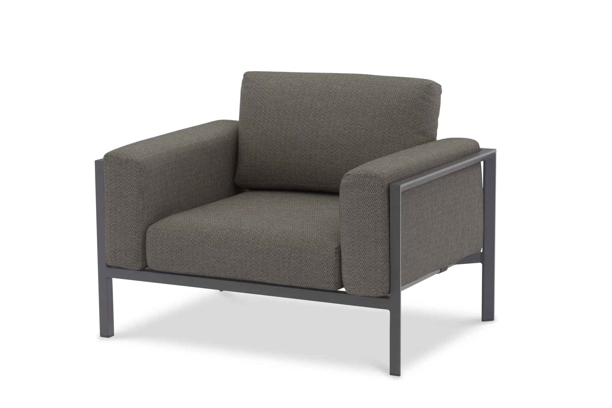 картинка Кресло антрацит/серый, алюминий Стокгольм