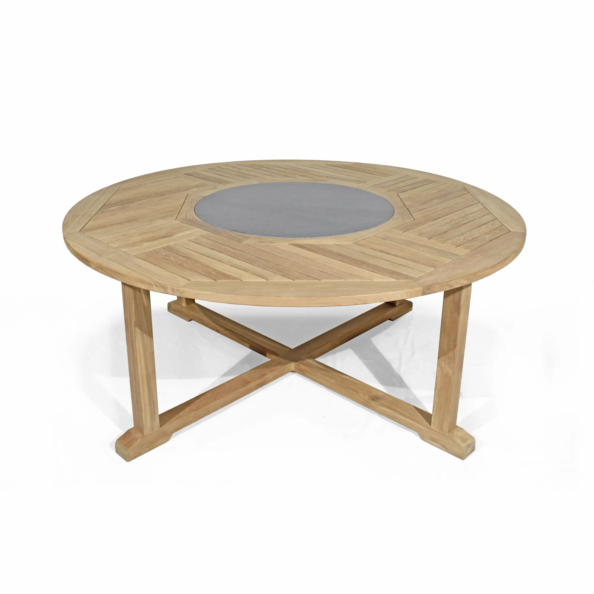 картинка Стол обеденный натуральный, тик Циркус