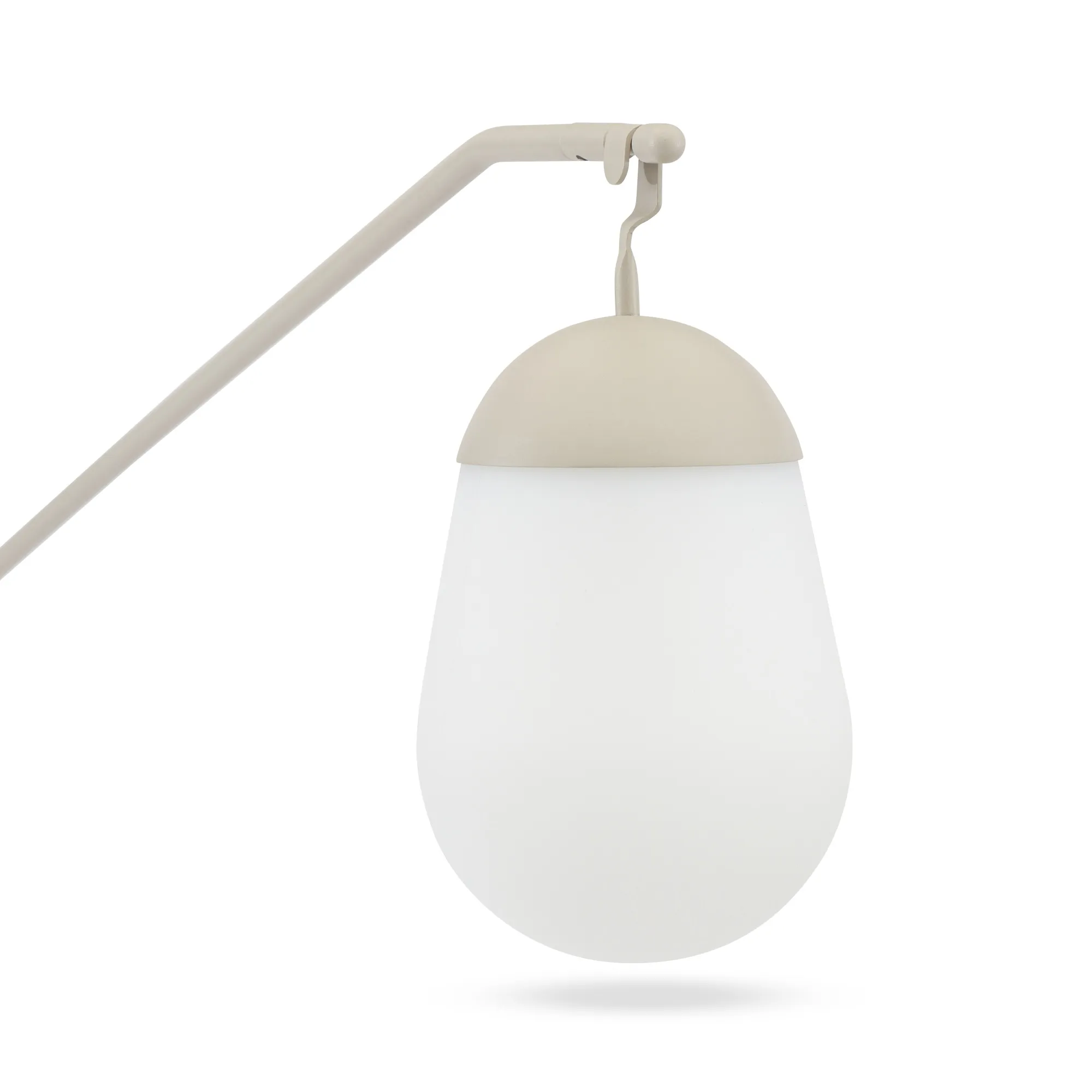 картинка Торшер бежевый/натуральный, алюминий/тик Сольна №1