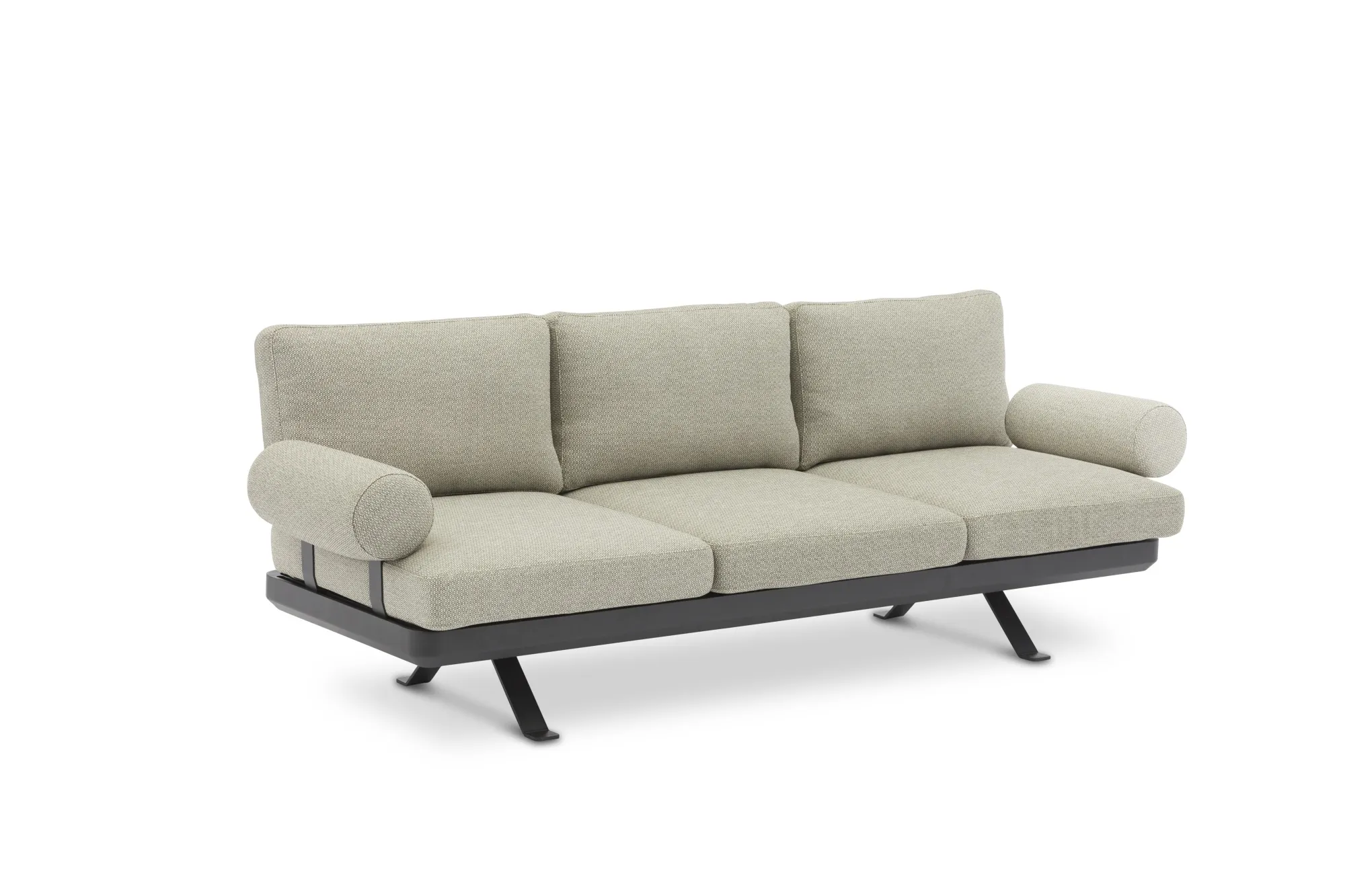 картинка Подлокотник антрацит/серый, алюминий/олефин Лунд