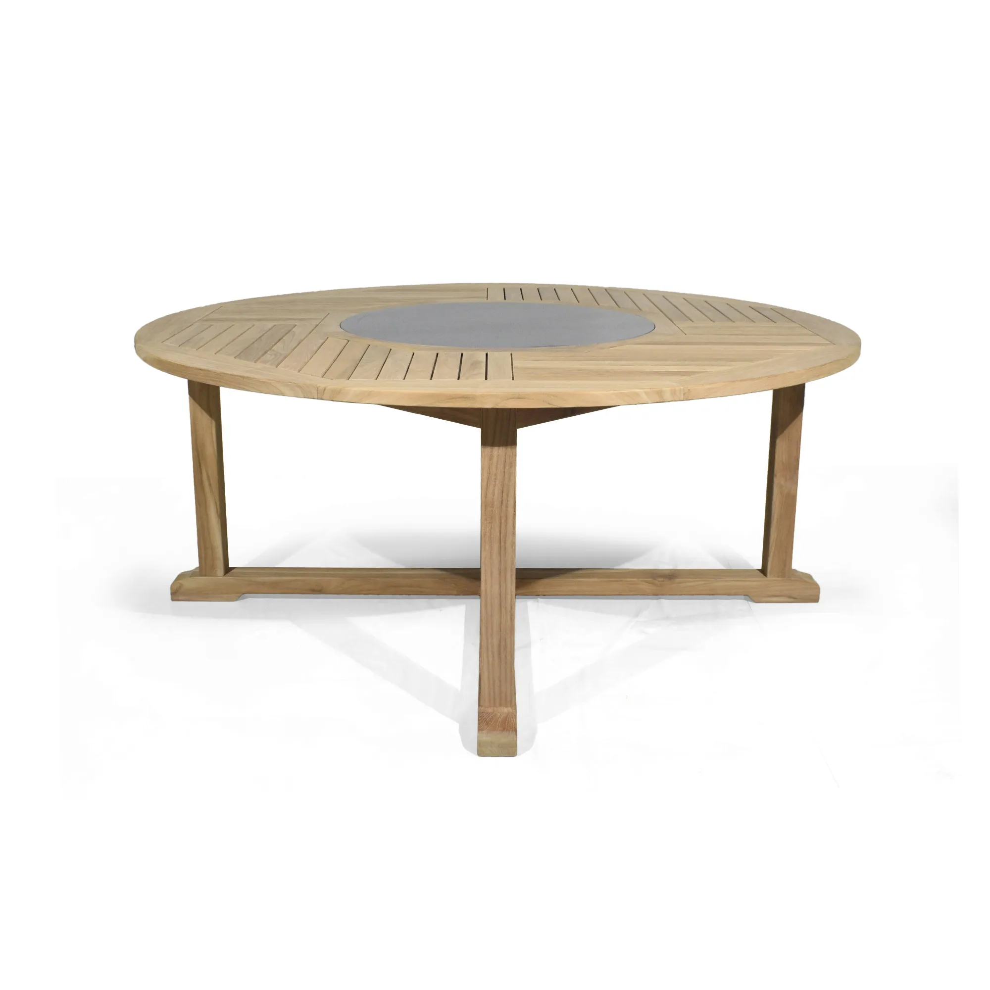 картинка Стол обеденный натуральный, тик Циркус